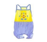 YiZYiF Dog Clothes Summer Romper Fashionable Sling Style with Leg Openings Cute Pajama Set for Small Dogs Blue S