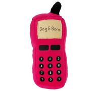 YiZYiF Dog Phone Toy Squeaky Plush Cell Phone Toys Pet Chew Funny Mobile Phone Shape Interactive Toy for Training Red One Size