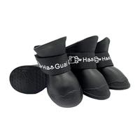 YiZYiF Dog Shoes for Rainy Days Non-Slip Rubber Sole Waterproof Pet Boots for Walking Paw Protector for Small Dogs Black L