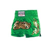 YiZYiF Kids Girls Boys Muay Thai Shorts Boxing Shorts Boxer Training Fitness Trunks Metallic Satin Boxing Shorts Green 5-7 Years