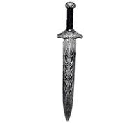 YiZYiF Knight Costume Props for Adults Kids Collection Parade 1 Pc Silver Sword One Size
