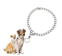 YiZYiF Large Dog Choke Collar Heavy Duty Stainless Steel Pet Martingale Collar for Big Dogs No Pull Slip Collars Silver 4.0mm*70cm