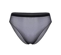 YiZYiF Men Women Oil Shiny Nylon Briefs Glossy Shorts Transparent Pantyhose Underwear Nightwear Black A One Size