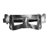 YiZYiF Mystical Sanxingdui Mask Vintage Bronze Finish Half Face Cover with Adjustable Straps for Masquerade Balls Silver One Size