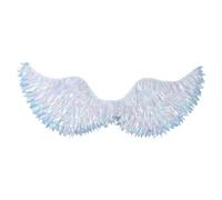 YiZYiF Professional Light Up Feather Angel Wings Adjustable Elastic Straps for Theater Performances Wedding Photos Type D 75x26 One Size
