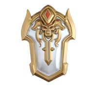 YiZYiF Theater-Grade Kids Shield Durable Plastic with Metallic Stage Performance Prop for Halloween Xmas Viking Cosplay Type 13 One Size