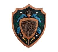YiZYiF Theater-Grade Kids Shield Durable Plastic with Metallic Stage Performance Prop for Halloween Xmas Viking Cosplay Type 4 One Size