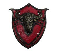 YiZYiF Theater-Grade Kids Shield Durable Plastic with Metallic Stage Performance Prop for Halloween Xmas Viking Cosplay Type 10 One Size