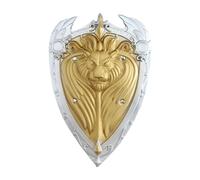 YiZYiF Theater-Grade Kids Shield Durable Plastic with Metallic Stage Performance Prop for Halloween Xmas Viking Cosplay Type 8 One Size