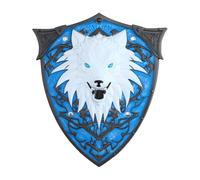 YiZYiF Theater-Grade Kids Shield Durable Plastic with Metallic Stage Performance Prop for Halloween Xmas Viking Cosplay Type 9 One Size