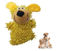 YiZYiF Tough Squeaky Dog Toy Interactive Durable Pet Chew Toy for Aggressive Chewers Fun Boredom Relief Yellow One Size