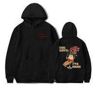 YIZZZFA Cameron Whitcomb Merch The Devil I've Seen Pullover Hoodies Regular Sweatshirt for Men Women Streetwear,Black,XXL