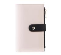 YJ-NEFELI Women Wallets Purse RFID Credit Card Wallet Leather Trifold Credit Card Holder for Women Ladies Coin Purse Medium Size with Pen Holder