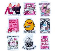 YJ PREMIUMS 9PC Funny Magnetic Bookmarks | Fun Cute Magnet Book Marks Reading Lost Hot Girls Read Books You were Right Here for Women Work Adults Travel School Teacher Office Supplies Gifts