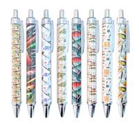 YJ PREMIUMS Fishing Pens 8PC Birthday Party Decorations Theme Baby Shower Nursery Lure Decor Adults Kids Gifts Novelty Supplies Game Prizes Fathers Day Kits Teen Boys Backpack Stocking Stuffers