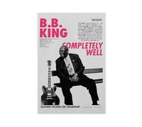 YJACED B. B. King Poster Thrill Is Gone Album Canvas Poster Wall Art Decor Print Picture Paintings for Living Room Bedroom Decoration 20x30inch(50x75cm)