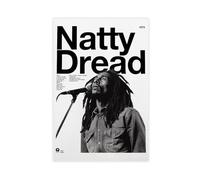 YJACED Bob Marley Natty Dread Inspired Digital Poster Canvas Poster Bedroom Decor Landscape Office Room Decor Gift 12x18inch(30x45cm)