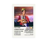 YJACED Exclusive Art Singer Conan Poster Gray Music Cover Sunset Season 1 Canvas Poster Wall Art Decor Print Picture Paintings for Living Room Bedroom Decoration 24x36inch(60x90cm)