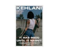 YJACED Exclusive Art Singer Kehlani Music Cover It Was Good Until It Wasn T Poster Canvas Poster Wall Art Decor Print Picture Paintings for Living Room Bedroom Decoration 12x18inch(30x45cm)