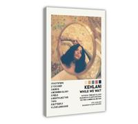 YJACED Exclusive Art Singer Kehlani Music Cover While We Wait Poster 1 Canvas Poster Wall Art Decor Print Picture Paintings for Living Room Bedroom Decoration 16x24inch(40x60cm)