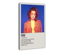 YJACED Exclusive Art Singer-songwriter King Princess Music Cover 1950 Poster Canvas Poster Wall Art Decor Print Picture Paintings for Living Room Bedroom Decoration 16x24inch(40x60cm)