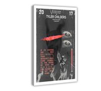 YJACED Exclusive Art Singer Tyler Childers 2017 Tour Poster Canvas Poster Wall Art Decor Print Picture Paintings for Living Room Bedroom Decoration 16x24inch(40x60cm)