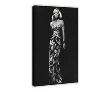 YJACED Film Actor- Marlene Dietrich Vintage Poster Canvas Poster Wall Art Decor Print Picture Paintings for Living Room Bedroom Decoration 24x36inch(60x90cm)