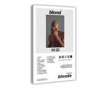 YJACED Frank Ocean Blonde Album Cove Canvas Poster Wall Art Decor Print Picture Paintings for Living Room Bedroom Decoration 12x18inch(30x45cm)