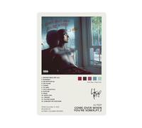 YJACED Lil Peep Come Over When Youre Sober, Pt. 2 Album Cover Canvas Poster Wall Art Decor Print Picture Paintings for Living Room Bedroom Decoration 24x36inch(60x90cm)