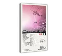 YJACED Machine Gun Kelly Bring Me The Horizon Album Cover Canvas Poster Bedroom Decor Landscape Office Room Decor Gift 20x30inch(50x75cm)