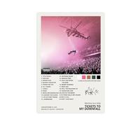 YJACED Machine Gun Kelly Bring Me The Horizon Album Cover Canvas Poster Bedroom Decor Landscape Office Room Decor Gift 24x36inch(60x90cm)