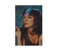YJACED Mia Wallace L Pulp Fiction Canvas Poster Wall Art Decor Print Picture Paintings for Living Room Bedroom Decoration 20x30inch(50x75cm)