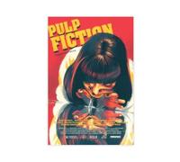 YJACED Mia Wallace Pulp Fiction Canvas Poster Wall Art Decor Print Picture Paintings for Living Room Bedroom Decoration 20x30inch(50x75cm)