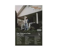 YJACED Morgan Wallen One Thing at A Time Album Cover Canvas Poster Bedroom Decor Landscape Office Room Decor Gift 16x24inch(40x60cm)