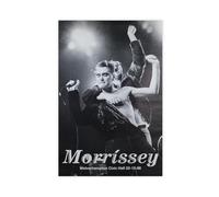 YJACED Morrissey, Black And White, Vintage, Music Legend Poster Canvas Poster Wall Art Decor Print Picture Paintings for Living Room Bedroom Decoration 20x30inch(50x75cm)