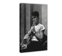 YJACED Music Poster -Chet Baker Canvas Poster Wall Art Decor Print Picture Paintings for Living Room Bedroom Decoration 12x18inch(30x45cm)