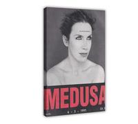 YJACED Original Vintage Mini Poster Magazine Clipping - Annie Lennox - Medusa Canvas Poster Wall Art Decor Print Picture Paintings for Living Room Bedroom Decoration 24x36inch(60x90cm)