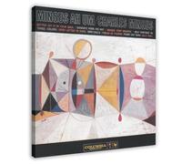 YJACED Original Vintage Mini Poster Magazine Clipping - Charles Mingus - Mingus Ah Um Canvas Poster Bedroom Decor Landscape Office Room Decor Gift 24x24inch(60x60cm)