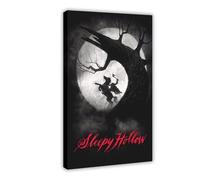 YJACED Sleepy Hollow Movie Poster Canvas Poster Bedroom Decor Landscape Office Room Decor Gift 20x30inch(50x75cm)
