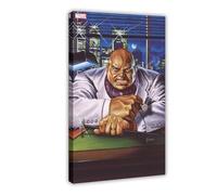 YJACED The Kingpin Wilson Fisk Masterpiece Card Poster Canvas Poster Wall Art Decor Print Picture Paintings for Living Room Bedroom Decoration 24x36inch(60x90cm)