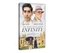 YJACED The Man Who Knew Infinity Canvas Poster Bedroom Decor Landscape Office Room Decor Gift 12x18inch(30x45cm)