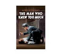 YJACED The Man Who Knew Too Much Canvas Poster Bedroom Decor Landscape Office Room Decor Gift 24x36inch(60x90cm)