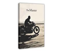 YJACED The Master Movie Poster Canvas Poster Wall Art Decor Print Picture Paintings for Living Room Bedroom Decoration 20x30inch(50x75cm)