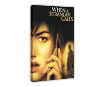 YJACED When A Stranger Calls Movie Poster Canvas Poster Bedroom Decor Landscape Office Room Decor Gift 16x24inch(40x60cm)