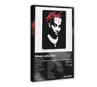 YJACED Whole Lotta Red - Music Album Poster Canvas Poster Bedroom Decor Landscape Office Room Decor Gift 20x30inch(50x75cm)