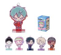 YJacuing Alien Stage Passion Love Series Blind Box Acrylic Figure Keychain, Official ALNST 3rd Anniversary Merch, Multicolor, Whole Set, Contains All of 6 Characters