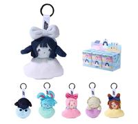 YJacuing Alien Stage Rabbit Blind Box Cloud Plush Keychain (Whole Set)