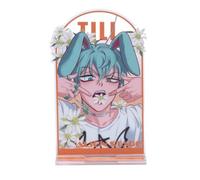 YJacuing Alien Stage Rabbit Series Acrylic Stand - 4.3 x 2 Inch Anime Desk Decor, Officially Licensed ALNST Tabletop Artwork (Till)