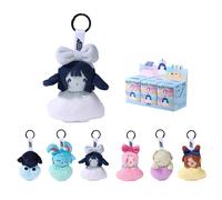 YJacuing Alien Stage Rabbit Series Blind Box Cloud Plush Keychain, Anime ALNST Officially Licensed Mystery Bag Charm Pendant (Whole Set, Contains All of 6 Characters)