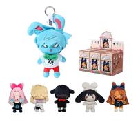 YJacuing Alien Stage Rabbit Series Blind Box Vinyl Plush Keychain, Anime ALNST Officially Licensed Mystery Bag Charm Pendant (Whole Set, Contains All of 6 Characters)